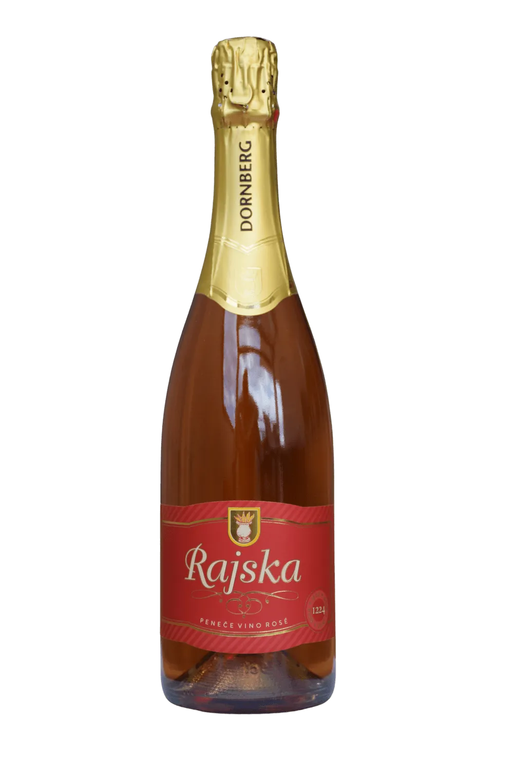 Steklenica vina Rajska peneče rose - Vina Dornberg
